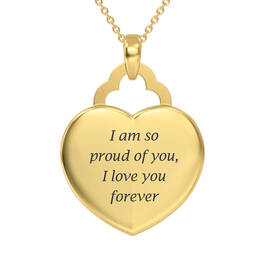 Love You Forever Daughter Heart Pendant 10546 0018 c back
