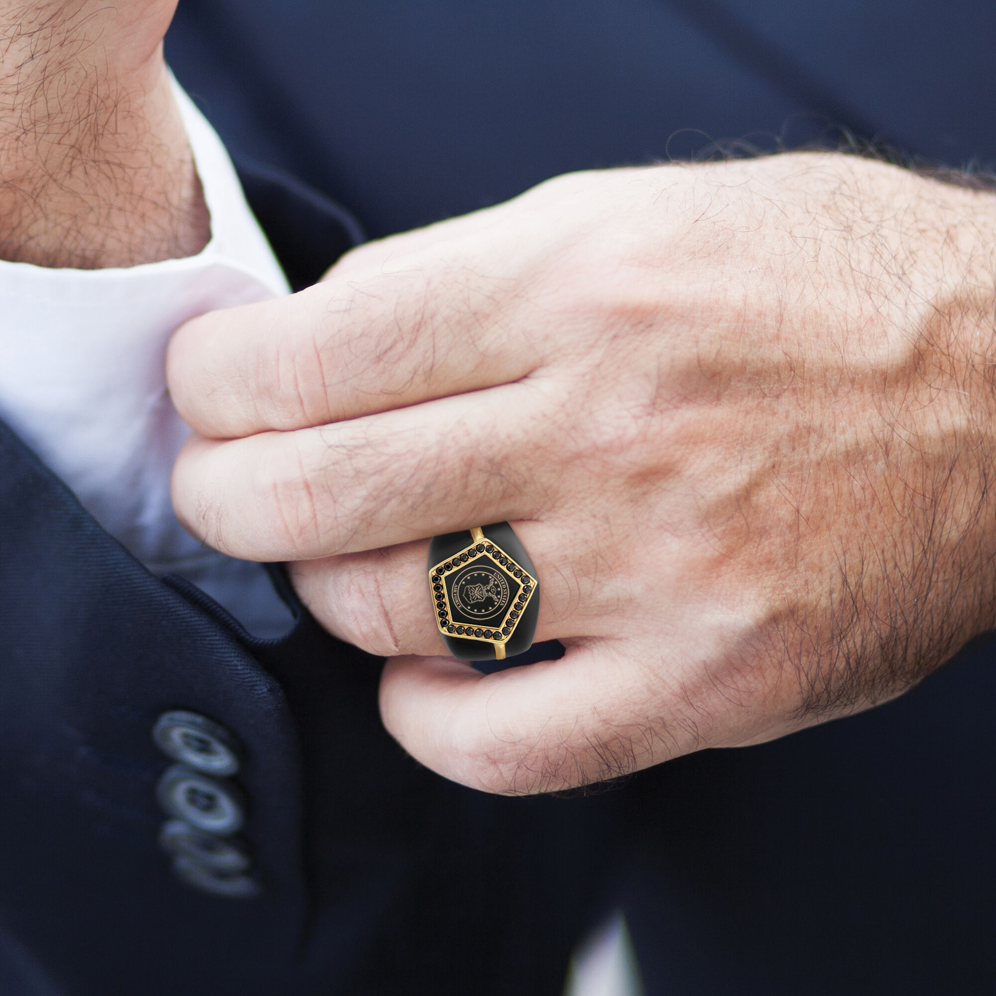 Danbury mint air force ring deals
