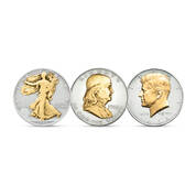 Birth Year Personalized Coin Desk Clock 11476 0010 b coin