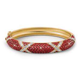 Refined  Radiant Birthstone Bangle 2918 001 5 7