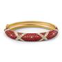 Refined  Radiant Birthstone Bangle 2918 001 5 7