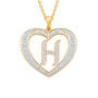 Dazzling Diamond Heart Children's Pendant, Dazzling Diamond Heart Pendant 11622 0138 a h