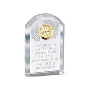 For The Daughter Youll Always Be Personalized Crystal Desk Clock 10697 0031 a main