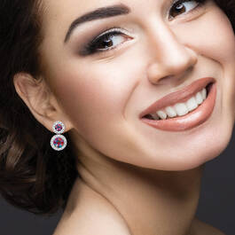 The Birthstone Dangle Earrings 11156 0017 m model