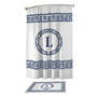 Monogram Bath Mat and Shower Curtain Set 10239 0010 l leonardson