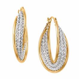 Arcs of Elegance 14kt Gold Earrings 6002 001 3 1