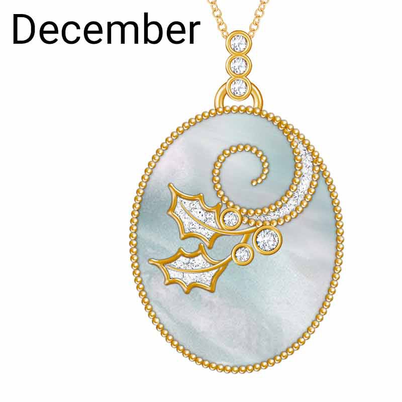 Mother of Pearl Monthly Pendants 6117 002 3 12