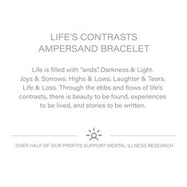 Lifes Contrasts Ampersand Bracelet 11785 0156 s card