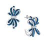 Birthstone Diamond Bow Earrings 1876 0066 i september