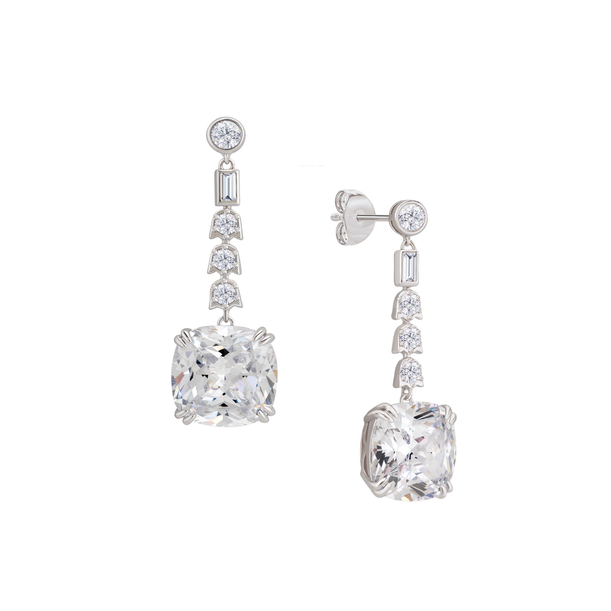 The 45 Carat Simulated Diamond Earrings