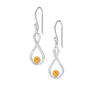 Birthstone and Diamond Earrings 5200 0056 k november