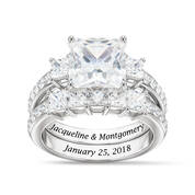 Forever Seven Carat Anniversary Ring Set 12123 0015 a main