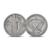 The 1917 Standing Liberty Silver Quarter Set 6811 0014 b type one