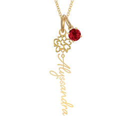 Birthstone Flower Necklace 11772 0029 a main