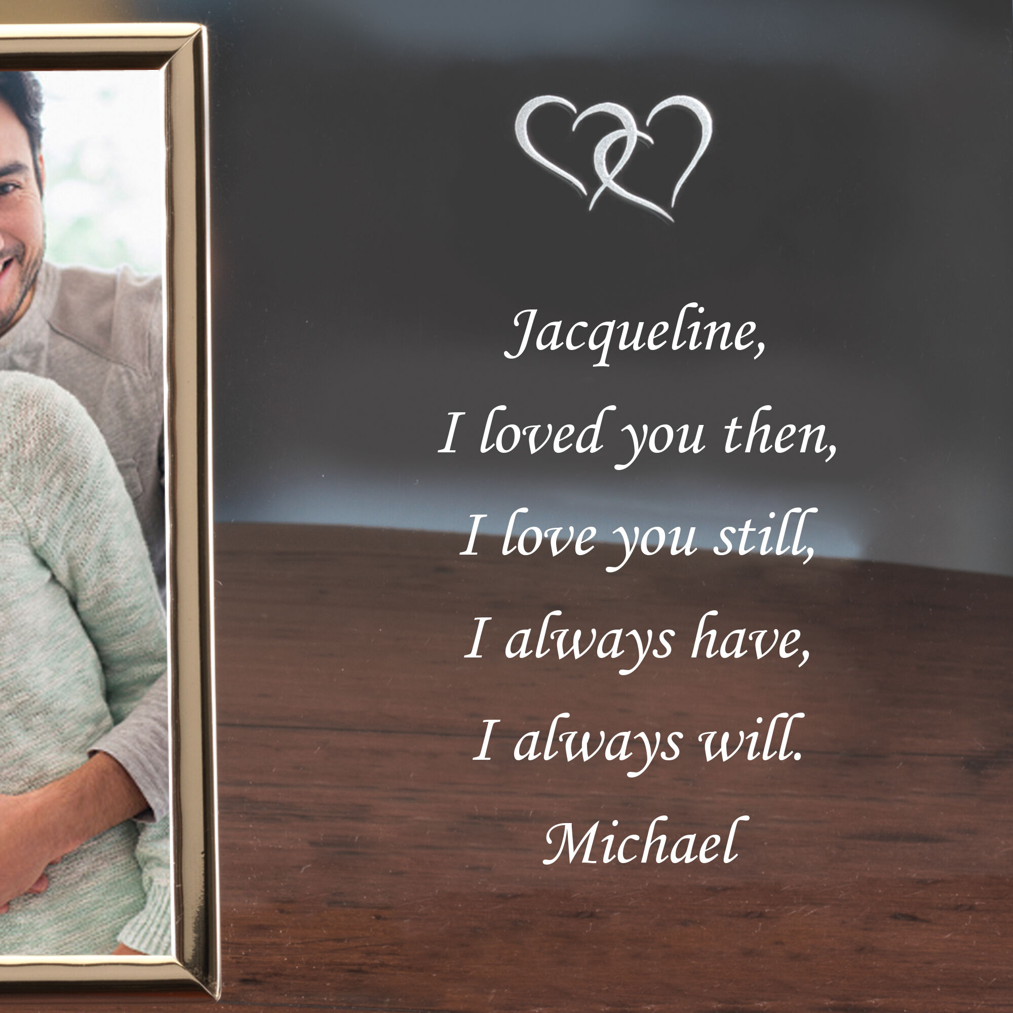 The Personalized Glass Frame 10654 0024 d personalization
