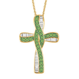 Personalized Birthstone Cross 11038 0011 h august