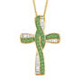 Personalized Birthstone Cross 11038 0011 h august