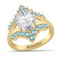 Personalized Birthstone Tiara Ring 10729 0017 c march