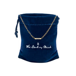 Rectangle Cable Chain with Personalized Name Plate 11886 0030 m giftpouch