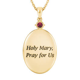 Virgin Mary Diamond Pendant 10202 0013 c back