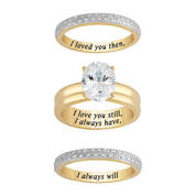 Love Everlasting Diamond Ring Set 11908 0018 b seperate