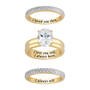 Love Everlasting Diamond Ring Set 11908 0018 b seperate