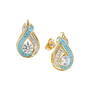 Birthstone Swirl Pendant with Free Matching Earrings 12210 0035 c march