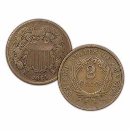 The Civil War Era Two Cent Coin Collection 5422 001 7 2