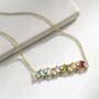 Family Birthstone Necklace 6 Stone 11142 2424 a main