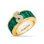 Personalized Birthstone Diamond Initial Ring 11033 0016 e may