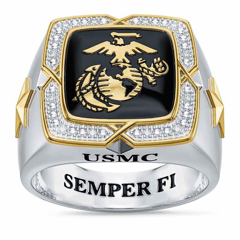 Americas Finest US Marine Corps Ring 6665 004 5 2