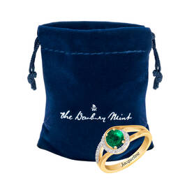 May Birthstone Diamond Swirl Ring 11760 0056 g giftpouch