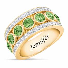 Birthstone Spinner Ring 1522 001 5 8