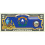 State Bird and Flower Enhanced $2 Bill Collection 11346 0018 a Nevada