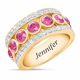 Birthstone Spinner Ring 1522 001 5 10