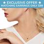 Forever Together Birthstone Diamond Heart Earrings 9782 0245 a model