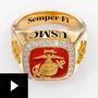 Personalized U.S. Marine Corps Ring,,video-thumb
