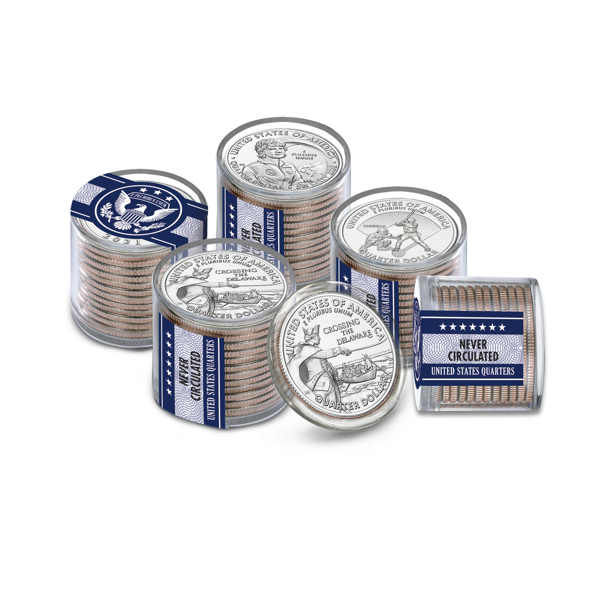 Celebrating America Quarters 10266 0057 c rolls multi