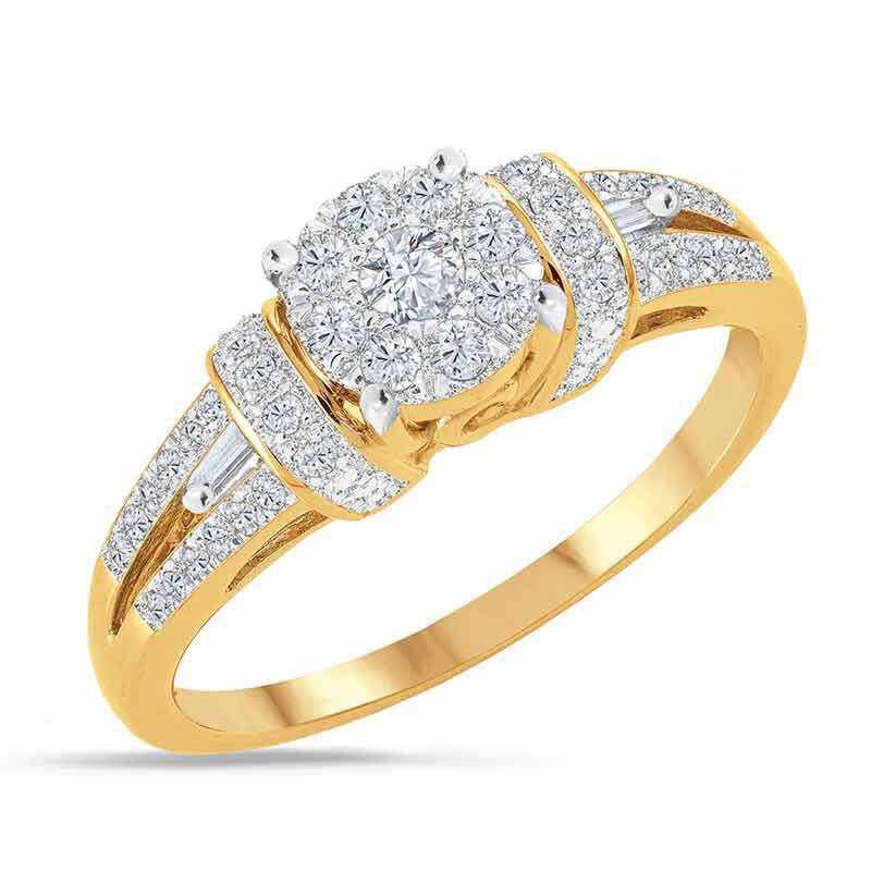 14Kt Gold Diamond Ring