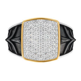 Diamond Knight Mens Ring 10158 0017 b head on