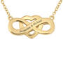 Always & Forever Personalized Diamond Necklace Set, Always Forever Personalized Diamond Necklace Set 12432 0029 f back