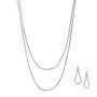 Silvery Symphony Necklace Trio & Earrings, Silver Symphony Necklace Trio with Matching Earrings 12217 0012 c necklace