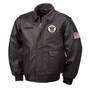 The Navy Leather Bomber Jacket 5905 002 1 1