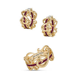 Golden Wave Birthstone Ring 12395 0016 b july