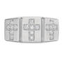 The Trinity Cross Men's Ring, Trinity Cross Mens Ring 6907 0019 c stright