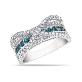 Blue Symphony 1 Carat Diamond Ring 12107 0023 a main