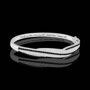 Forever Black White Diamond Bangle 11278 0010 b bangle