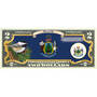 State Bird and Flower Enhanced $2 Bill Collection 11346 0018 a Maine