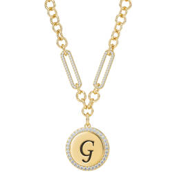 Sparkling Initial Pendant 11433 0012 g initial g