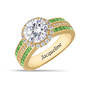 Personalized Birthstone Diamonisse Halo Ring 11317 0013 h august